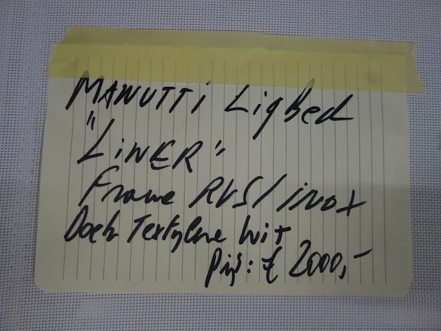 2x manutti ligbed - afbeelding 3 van  4