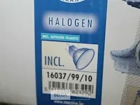 2x massive polystone halogeen tuinlamp - afbeelding 4 van  4