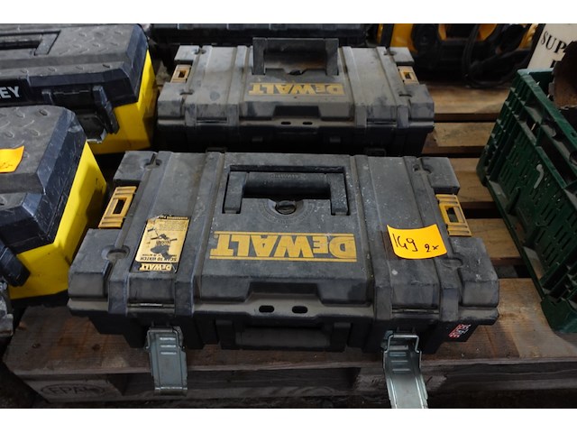 2x materiaalkoffer dewalt + inhoud - afbeelding 1 van  5