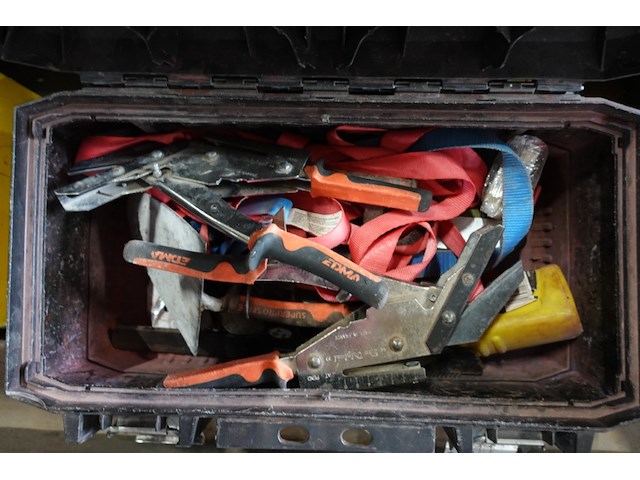 2x materiaalkoffer stanley + inhoud - afbeelding 3 van  3