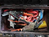 2x materiaalkoffer stanley + inhoud - afbeelding 3 van  3