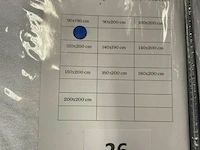 2x matrasbeschermers wit waterproof 90x190 - afbeelding 2 van  3