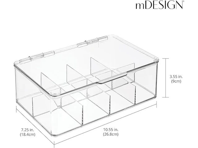 2x mdesign theedoos met deksel - afbeelding 1 van  4