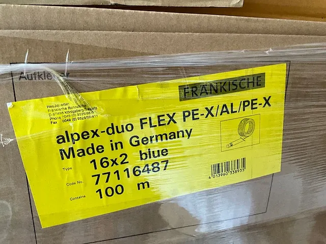 2x meerlagenbuis alpex duo flex pe-x - afbeelding 2 van  2