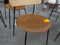 2x metaal/houten stoel pr living - afbeelding 2 van  4