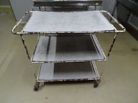 2x metalen afruimkar - afbeelding 4 van  4