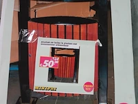 2x metalen buitenafvalbak - afbeelding 2 van  3
