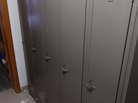 2x metalen kledijlocker - afbeelding 2 van  2