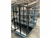 2x metalen kledingrek - afbeelding 1 van  3