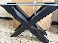 2x metalen kruisonderstel klein - afbeelding 1 van  3