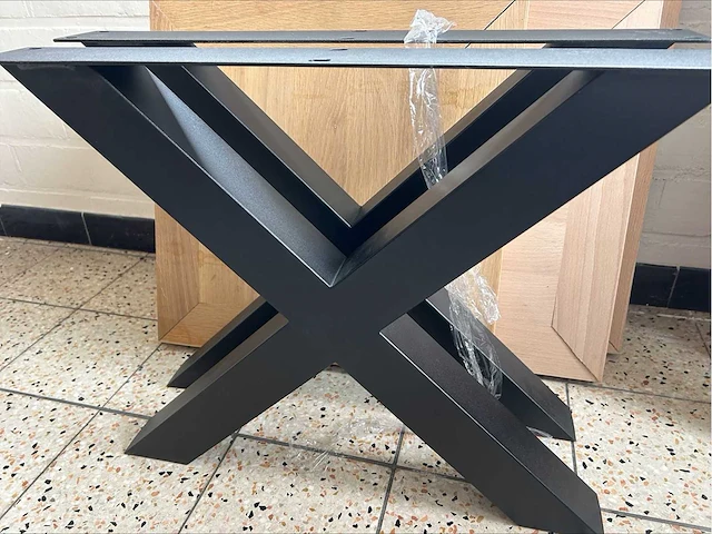 2x metalen kruisonderstel klein - afbeelding 1 van  3