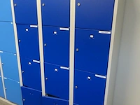 2x metalen locker - afbeelding 1 van  2