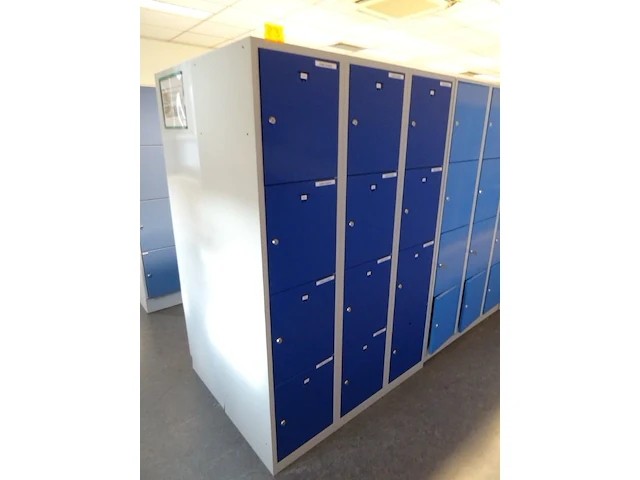 2x metalen locker - afbeelding 2 van  2