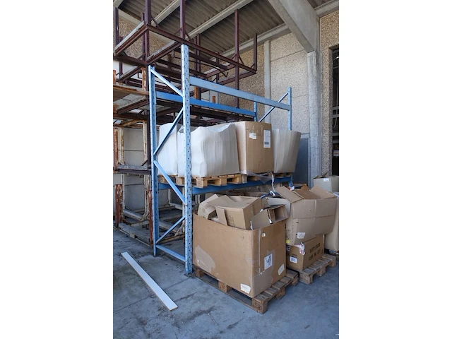 2x metalen rek/palletsetlling - afbeelding 1 van  2