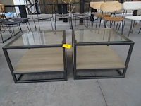 2x metalen salontafel - afbeelding 1 van  3