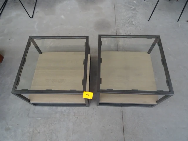 2x metalen salontafel - afbeelding 3 van  3