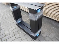 2x metalen u-onderstel - afbeelding 3 van  4