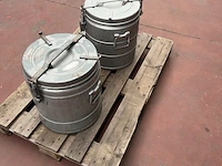 2x metalen voedingdrager - afbeelding 1 van  3