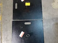 2x metalen voet - afbeelding 2 van  2