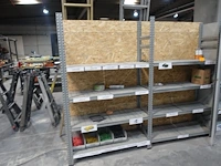 2x metalen wandrek + inhoud - afbeelding 4 van  6