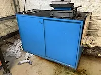 2x metalen werkbank + 3x kast - afbeelding 4 van  10