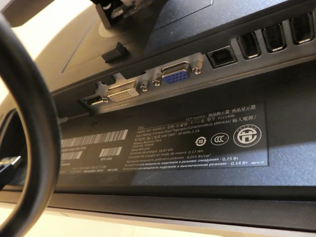 2x monitor 22" dell - afbeelding 3 van  4