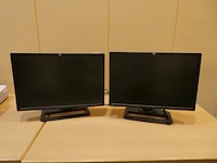 2x monitor 24" hp - afbeelding 1 van  4