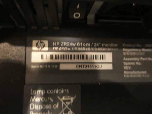 2x monitor 24" hp - afbeelding 4 van  4