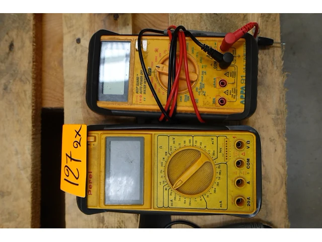 2x multimeter perel & appa - afbeelding 1 van  1