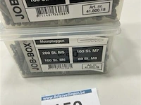 2x muurpluggen m5 200 st m6 100 st m7 100 st m8 60 st - afbeelding 3 van  3