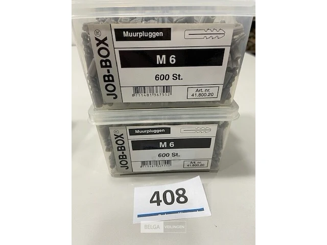 2x muurpluggen m6 2x 600 stuks - afbeelding 1 van  3