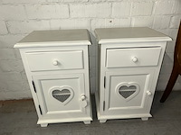 2x nachtkastje - afbeelding 1 van  5