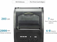 2x netum draadloze bt- thermische printer / kassabonnen - afbeelding 4 van  6