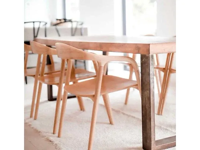 2x nora naturel stoelen - afbeelding 1 van  5