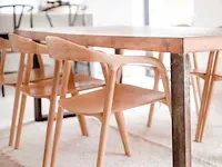 2x nora naturel stoelen - afbeelding 1 van  5