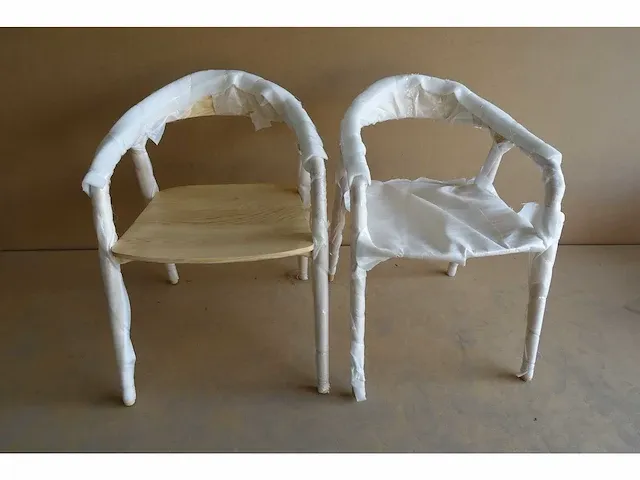 2x nora naturel stoelen - afbeelding 2 van  5