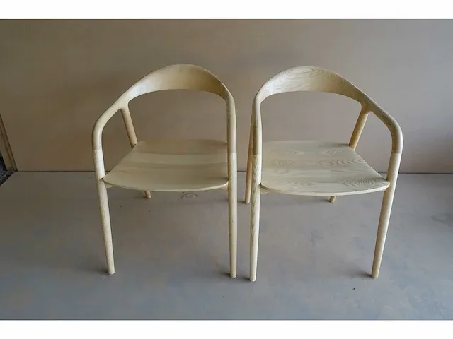 2x nora naturel stoelen - afbeelding 3 van  10