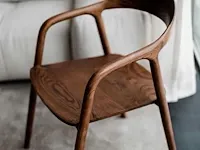 2x nora walnoot stoelen