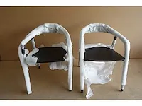 2x nora zwart stoelen - afbeelding 2 van  4