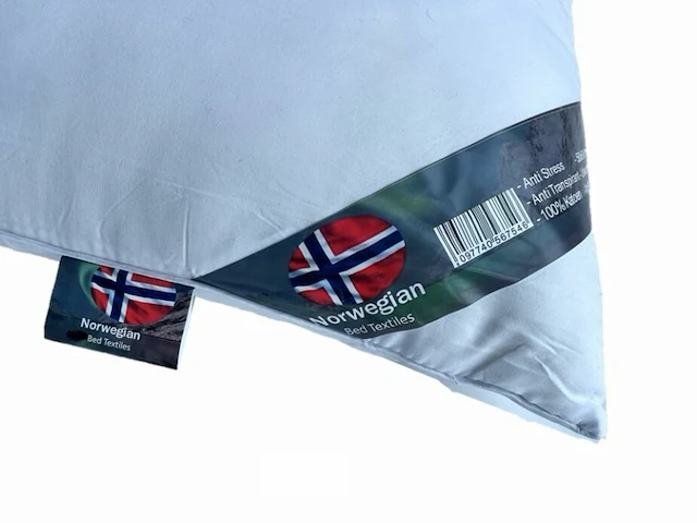 2x norwegian premium white - hoofdkussen - afbeelding 2 van  3