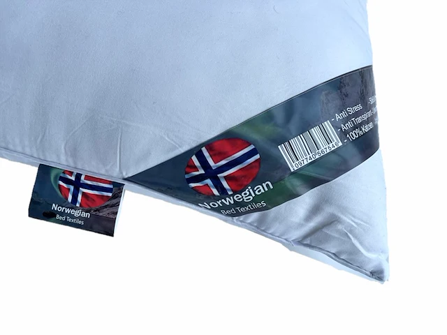 2x norwegian premium white - hoofdkussen - afbeelding 2 van  3