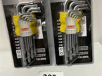 2x onex torxset 9dlg t10-15-20-25-27-30-40-45-50 - afbeelding 1 van  3