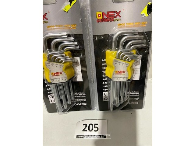 2x onex torxset 9dlg t10-15-20-25-27-30-40-45-50 - afbeelding 3 van  3