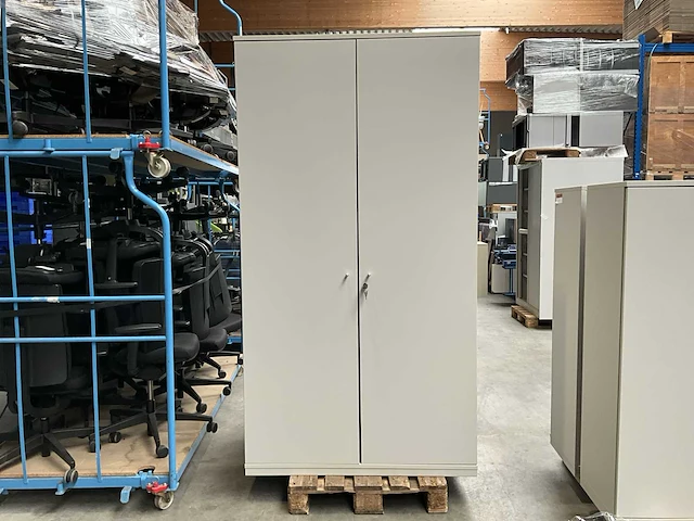 2x opbergkast steelcase 120x222 - afbeelding 1 van  3