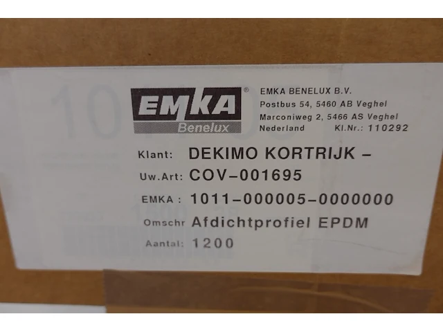 2x pallet afdichtprofielen epdm - afbeelding 2 van  3