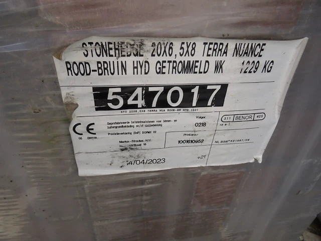 2x pallet betonklinkers - afbeelding 2 van  2