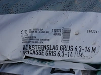 2x pallet kalksteenslag - afbeelding 7 van  7