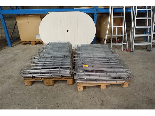 2x pallet metalen draadmand - afbeelding 2 van  2