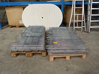 2x pallet metalen draadmand - afbeelding 2 van  2