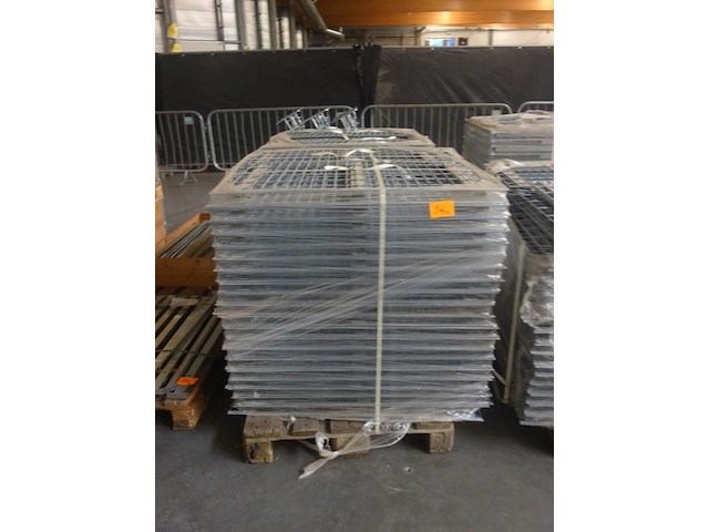 2x pallet metalen rooster - afbeelding 2 van  5